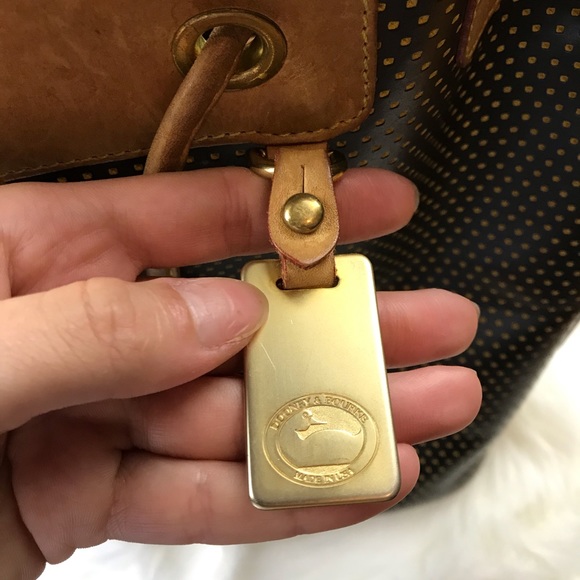 SALE Dooney & Bourke Vintage Drawstring Bucket Bag - Picture 10 of 16